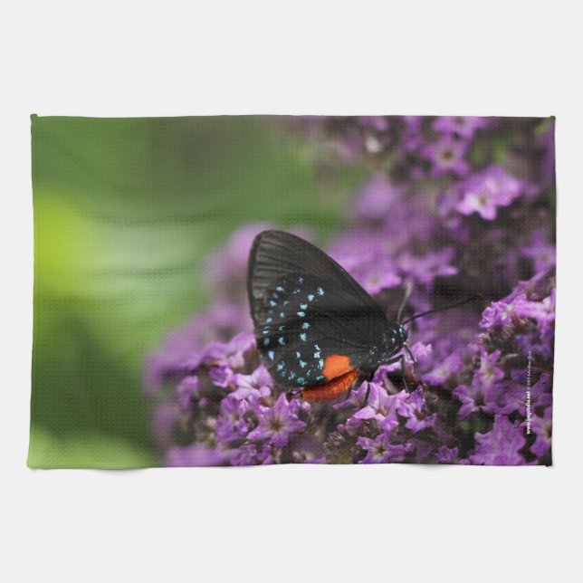 Kitchen Towel photo butterfly (Horizontal)