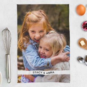 Kitchen Towel Photo & Name Template