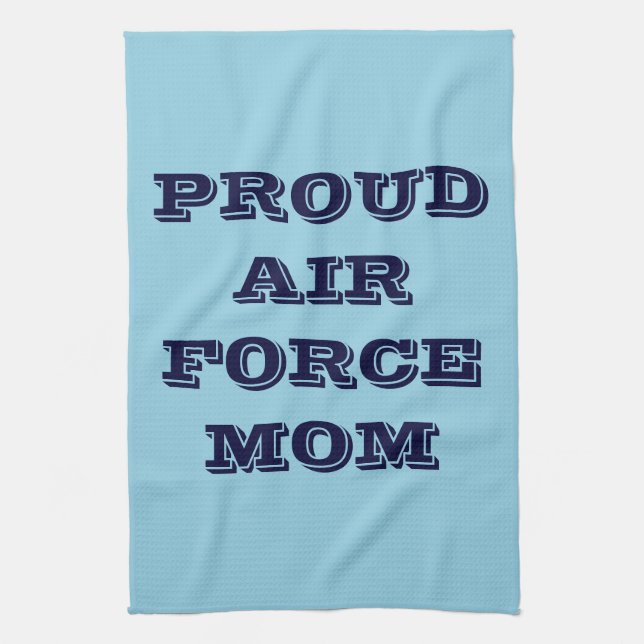 Kitchen Towel Proud Air Force Mum (Vertical)