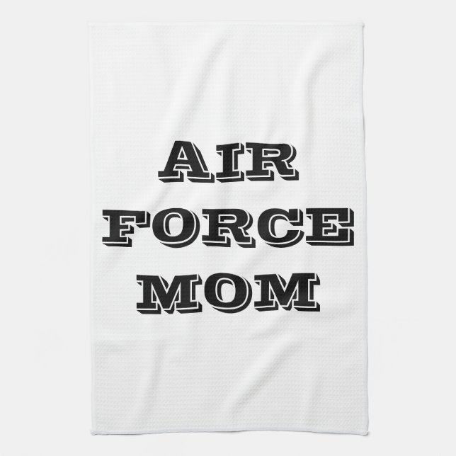 Kitchen Towel Proud Air Force Mum (Vertical)