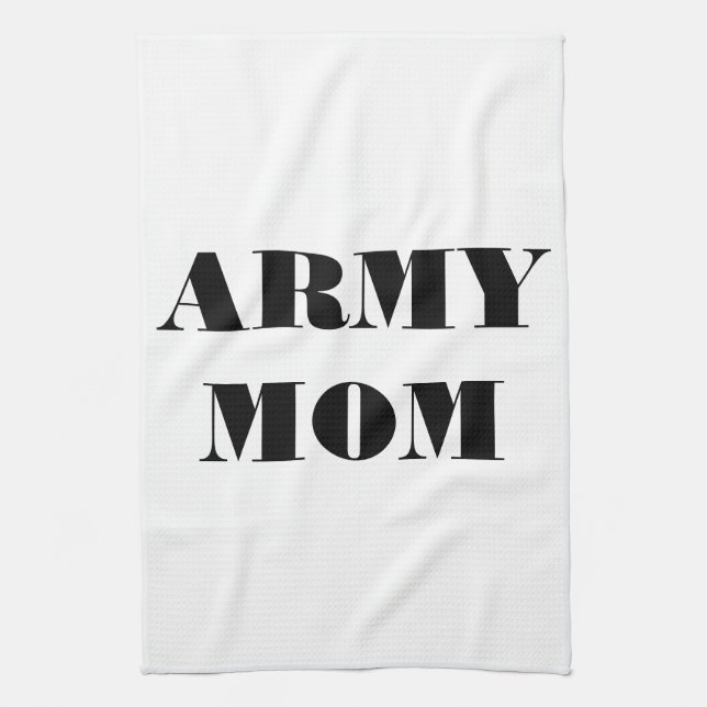 Kitchen Towel Proud Army Mum (Vertical)