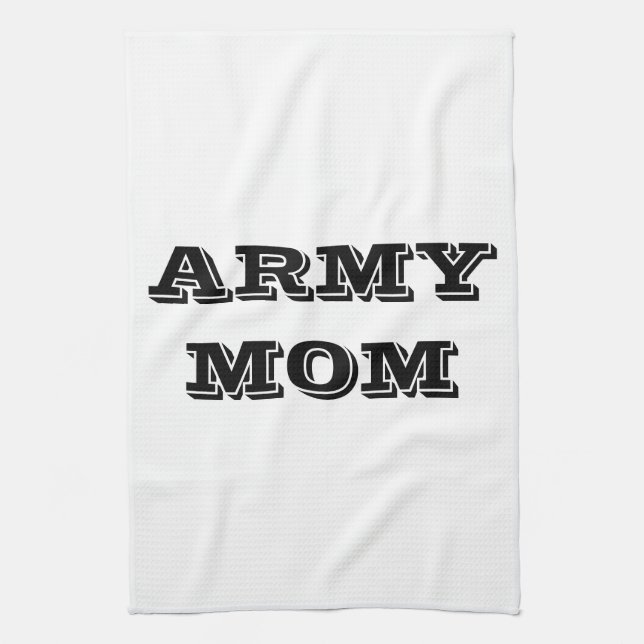 Kitchen Towel Proud Army Mum (Vertical)