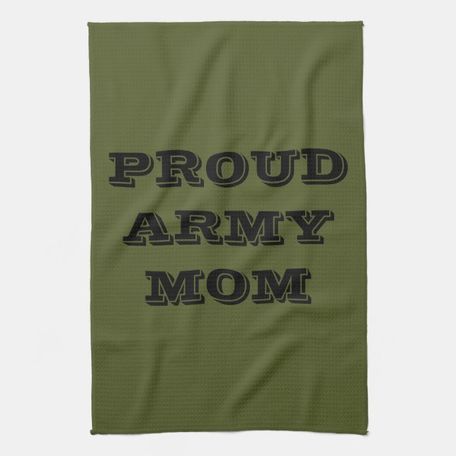 Kitchen Towel Proud Army Mum (Vertical)