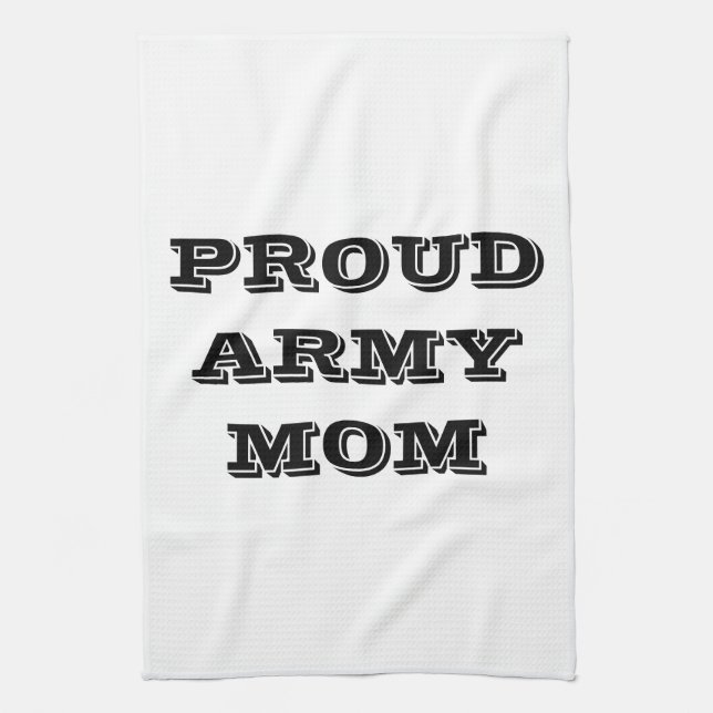 Kitchen Towel Proud Army Mum (Vertical)