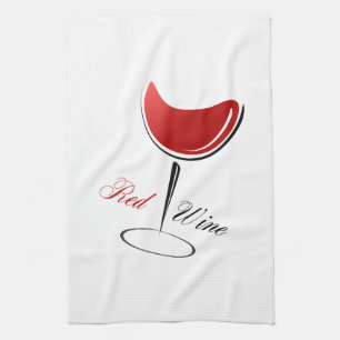 Kitchen Towel Red Wine