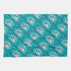 Kitchen Towel/Snowman Tea Towel