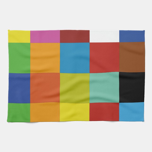 Kitchen Towel Square Colors (Horizontal)