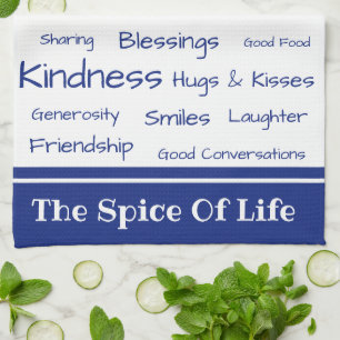 Kitchen Towel-The Spice of Life Tea Towel