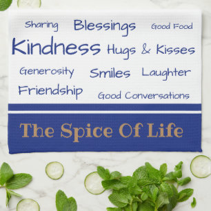 Kitchen Towel-The Spice of Life Tea Towel