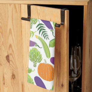 Kitchen Towel-Veggies Tea Towel
