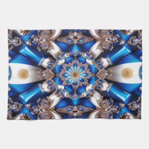 Kitchen towel with Argentinian Colours Design