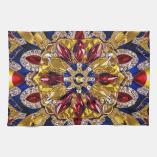 Kitchen towel with Colombia Colours Design