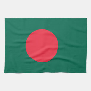 Kitchen towel with Flag of Bangladesh