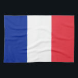 Kitchen towel with Flag of France<br><div class="desc">Add a touch of French elegance to your kitchen with our exclusive kitchen towel featuring the flag of France! Crafted with meticulous attention to detail, this kitchen towel is not just a practical item; it’s a celebration of French culture and heritage. The vibrant design prominently showcases the iconic French flag,...</div>