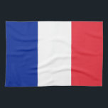 Kitchen towel with Flag of France<br><div class="desc">Add a touch of French elegance to your kitchen with our exclusive kitchen towel featuring the flag of France! Crafted with meticulous attention to detail, this kitchen towel is not just a practical item; it’s a celebration of French culture and heritage. The vibrant design prominently showcases the iconic French flag,...</div>