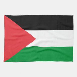 Kitchen towel with Flag of Palestine