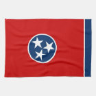 Kitchen towel with Flag of Tennessee, U.S.A.
