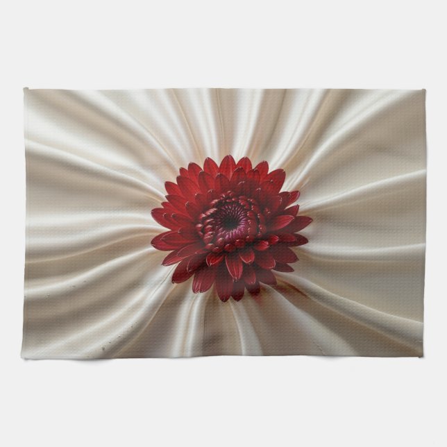 Kitchen towel with Japanase Colours Design (Horizontal)