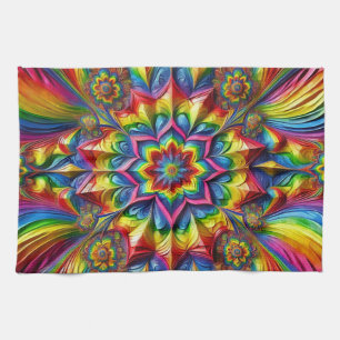 Kitchen towel with LGBTQ Colours Design