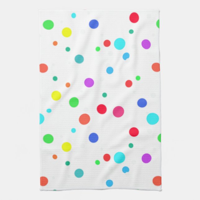 Kitchen Towel With Lots O' Spots (Vertical)