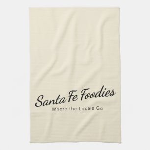 Kitchen Towel with Santa Fe Foodies Logo