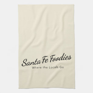Kitchen Towel with Santa Fe Foodies Logo