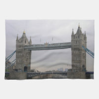 Kitchen Towel with Tower Bridge over the Thames