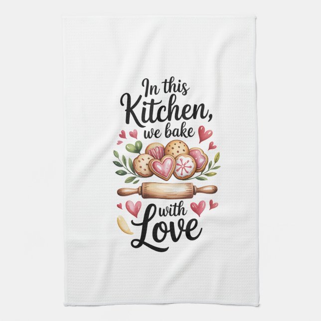 Kitchen Towels-Funny Quote Kitchen Towel (Vertical)