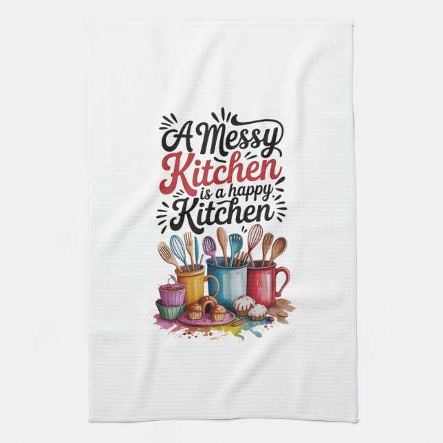 Kitchen Towels-Funny Quote Kitchen Towel (Vertical)