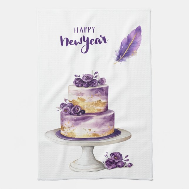 Kitchen Towels-Happy New Year Kitchen Towels (Vertical)