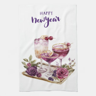 Kitchen Towels-Happy New Year Kitchen Towels