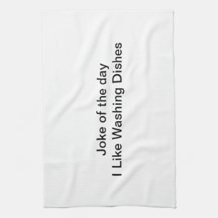 Kitchen Towels I Like Washing Dishes