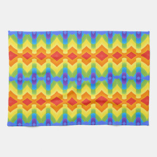 Kitchen Towels Multi colour geometric elegan desig