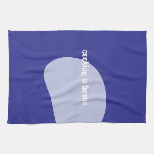 Kitchen Towels with Blue Cool-Neutral Design