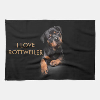 Kitchen Towl Rottweiler Tea Towel