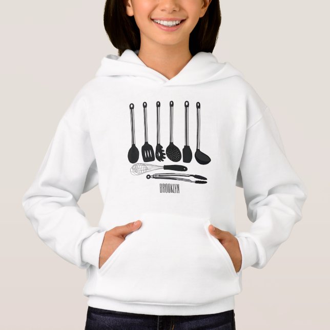 Kitchen utensil cartoon illustration  (Front)