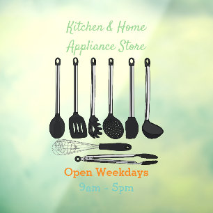 Kitchen utensil cartoon illustration
