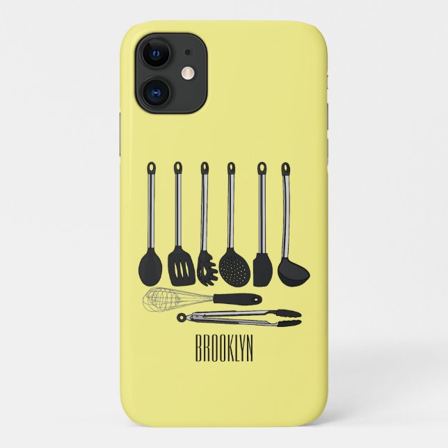 Kitchen utensil cartoon illustration  Case-Mate iPhone case (Back)