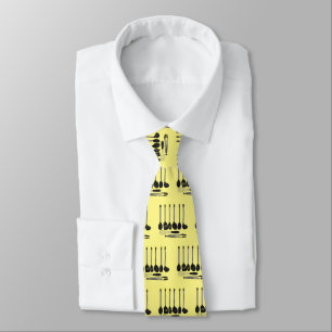 Kitchen utensil cartoon illustration tie