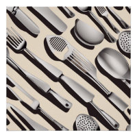 Kitchen Utensil Theme Wrapping Paper