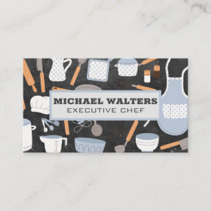 Kitchen Utensils   Cooking   Chef Business Card