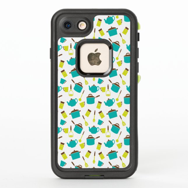 Kitchen Utensils, Cookware, Cutlery, Kitchenware LifeProof iPhone Case (Back)