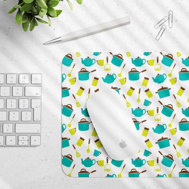 Kitchen Utensils, Cookware, Cutlery, Kitchenware Mouse Pad (Creator Uploaded)