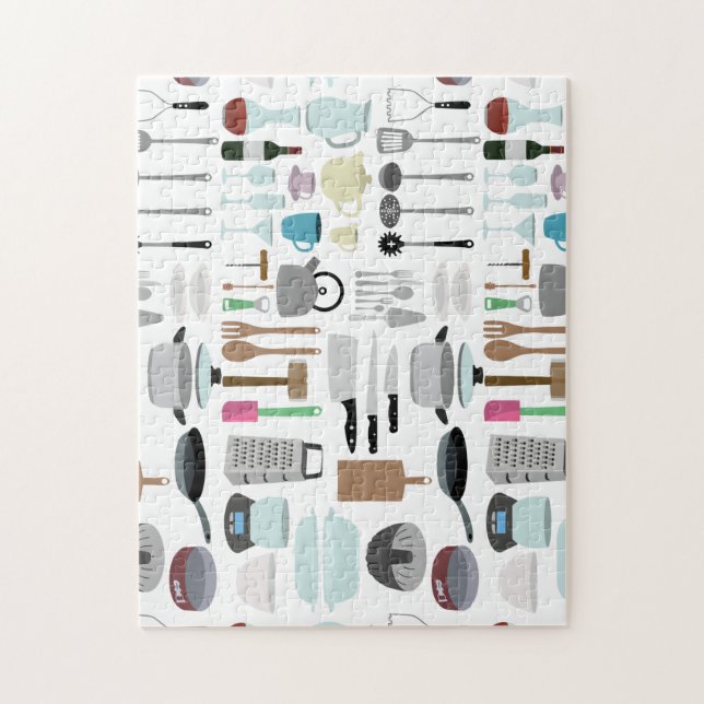 kitchen utensils jigsaw puzzle (Vertical)