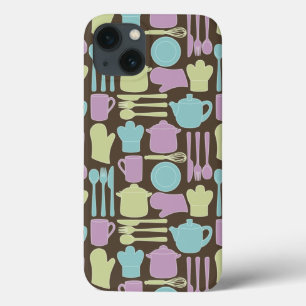 Kitchen Utensils Pattern 2 iPhone 13 Case