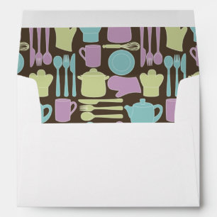 Kitchen Utensils Pattern 2 Envelope