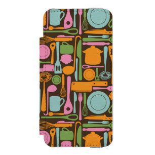 Kitchen Utensils Pattern 3 Incipio Watson™ iPhone 5 Wallet Case
