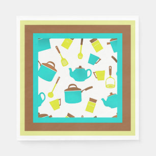 Kitchen Utensils pattern Napkin