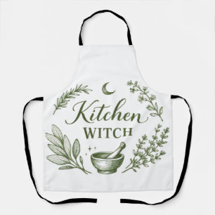 kitchen witch apron