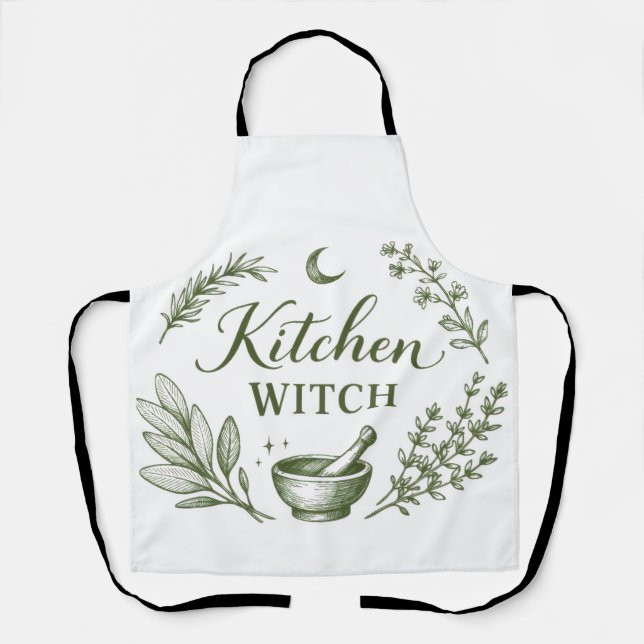 kitchen witch apron (Front)